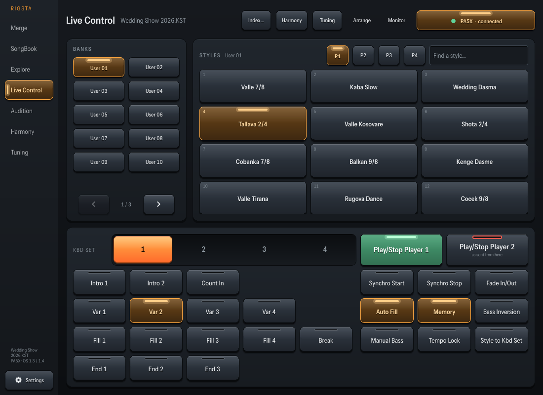 Rigsta User Manual
